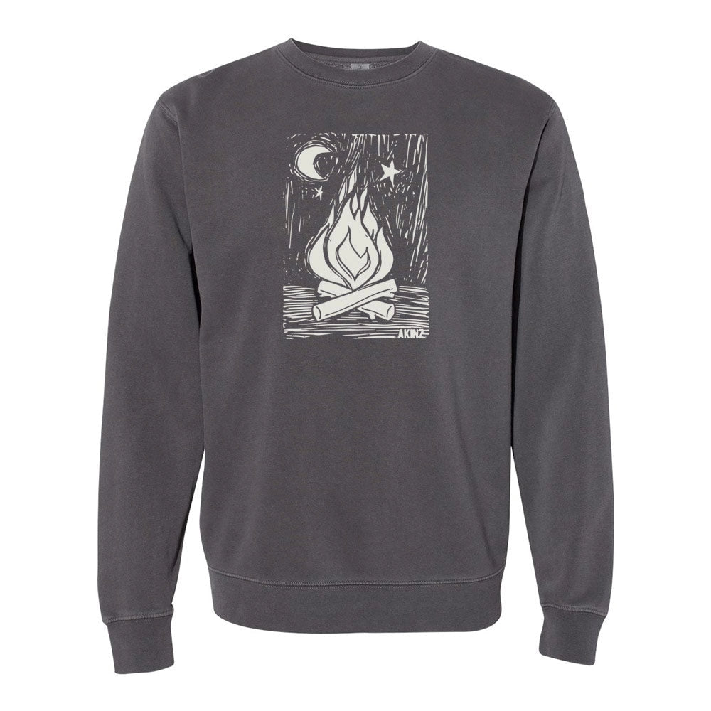 Campfire Crewneck Gray