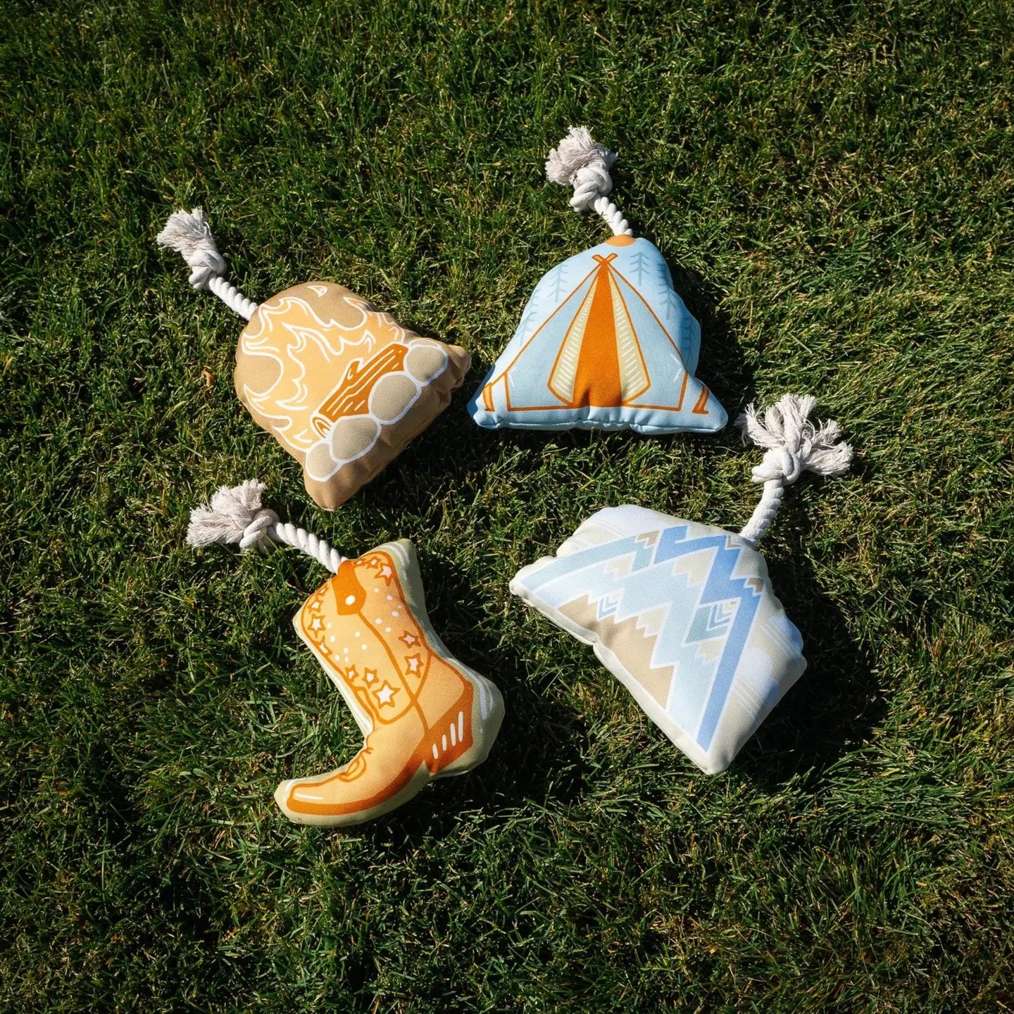 The Montana Scene Rope Dog Toy