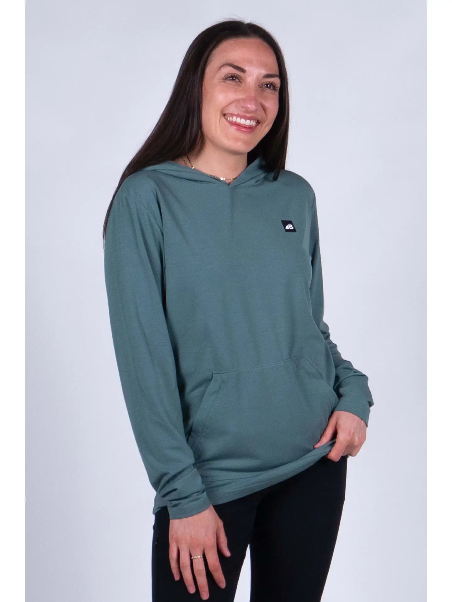 Womens Tek Hood Teal