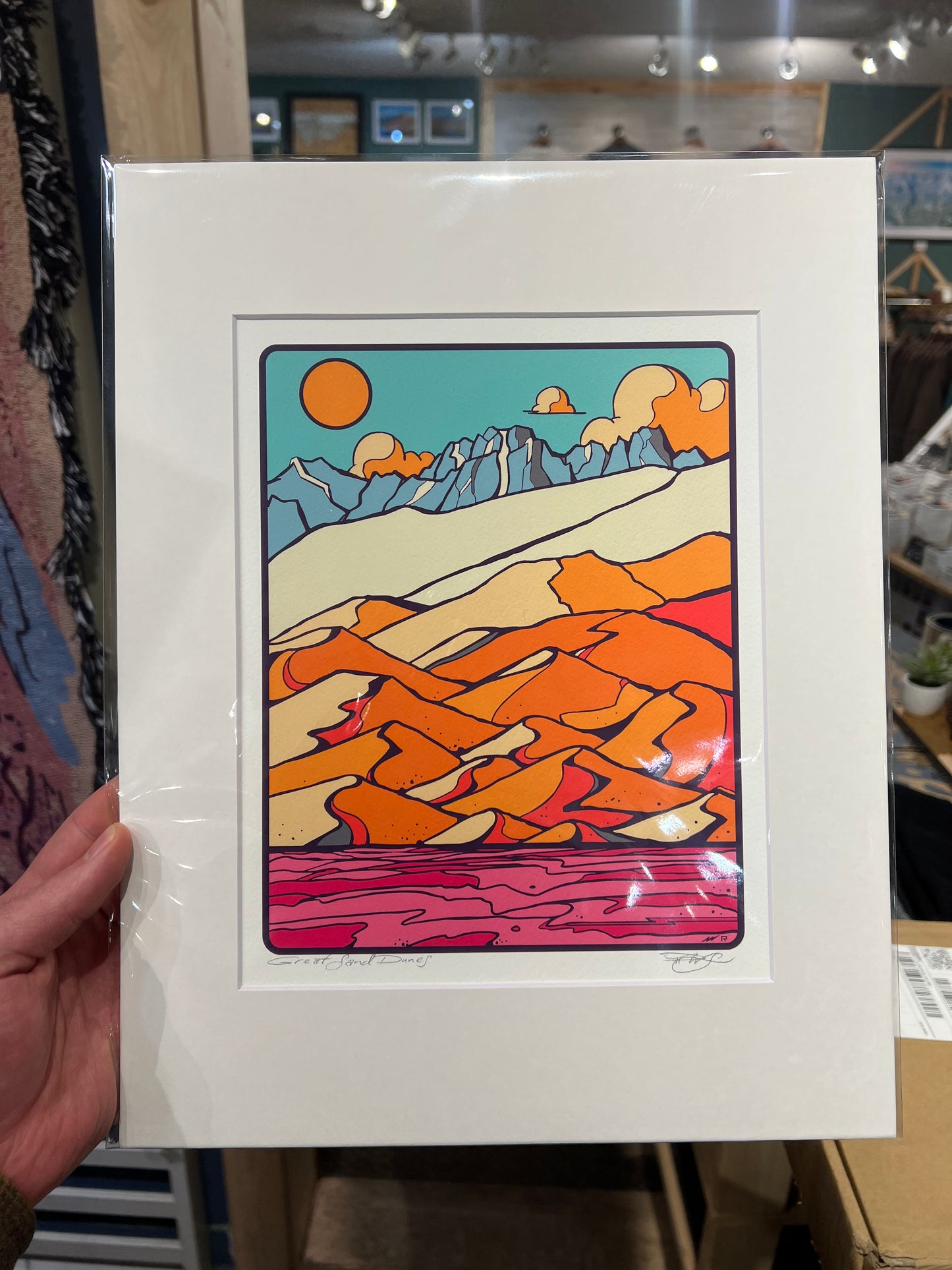 Rutherford Art 8x10 Matted Print