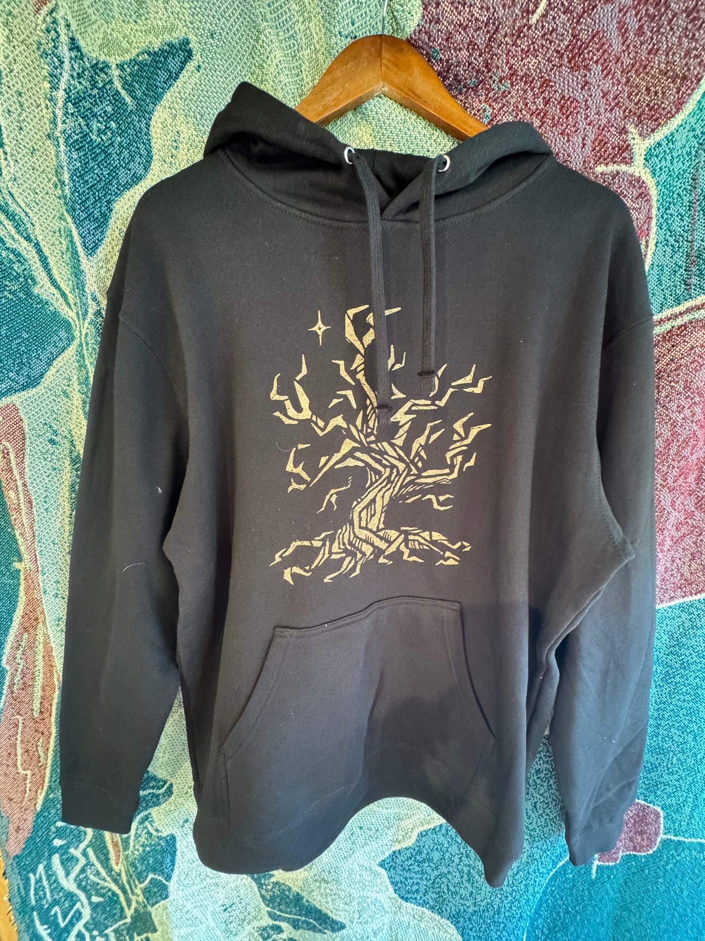 Black Logo Hood