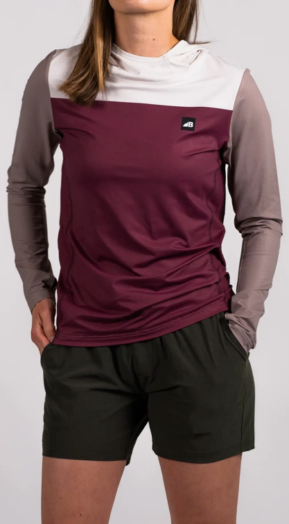 Women's Tek Hood Burgundy