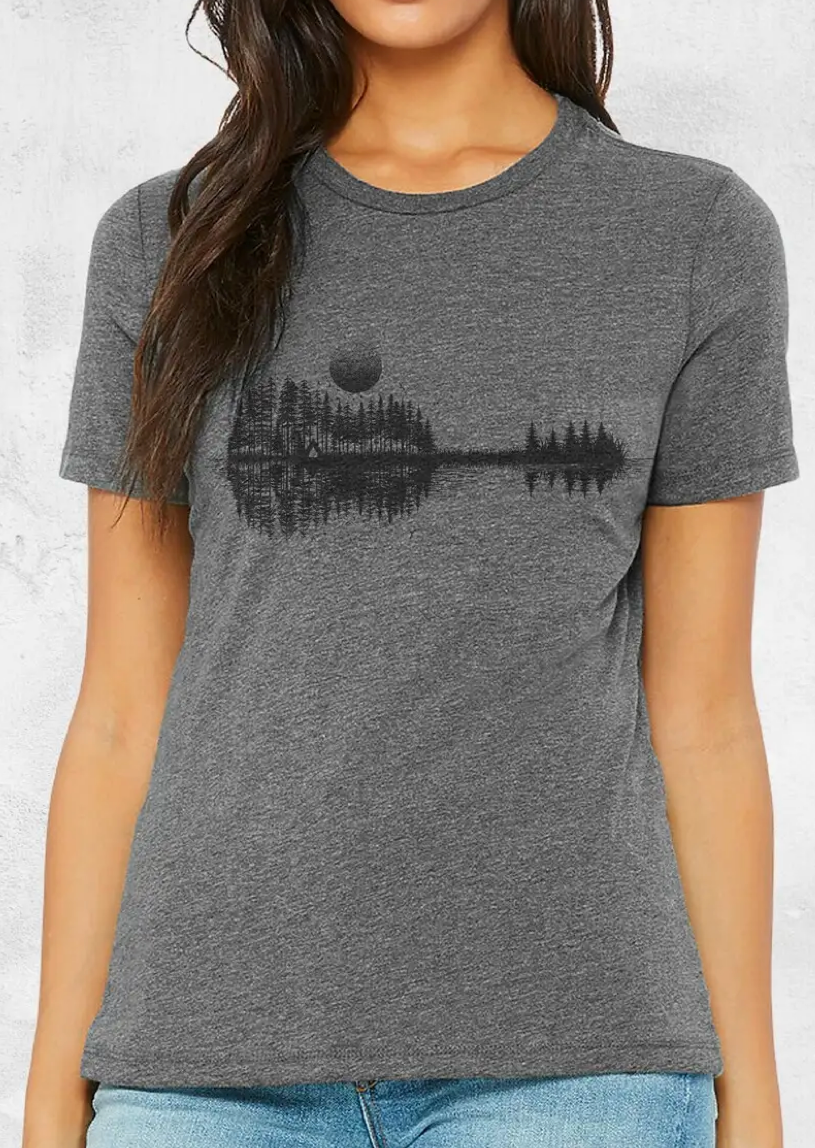 Women's Nature Guitar Tee