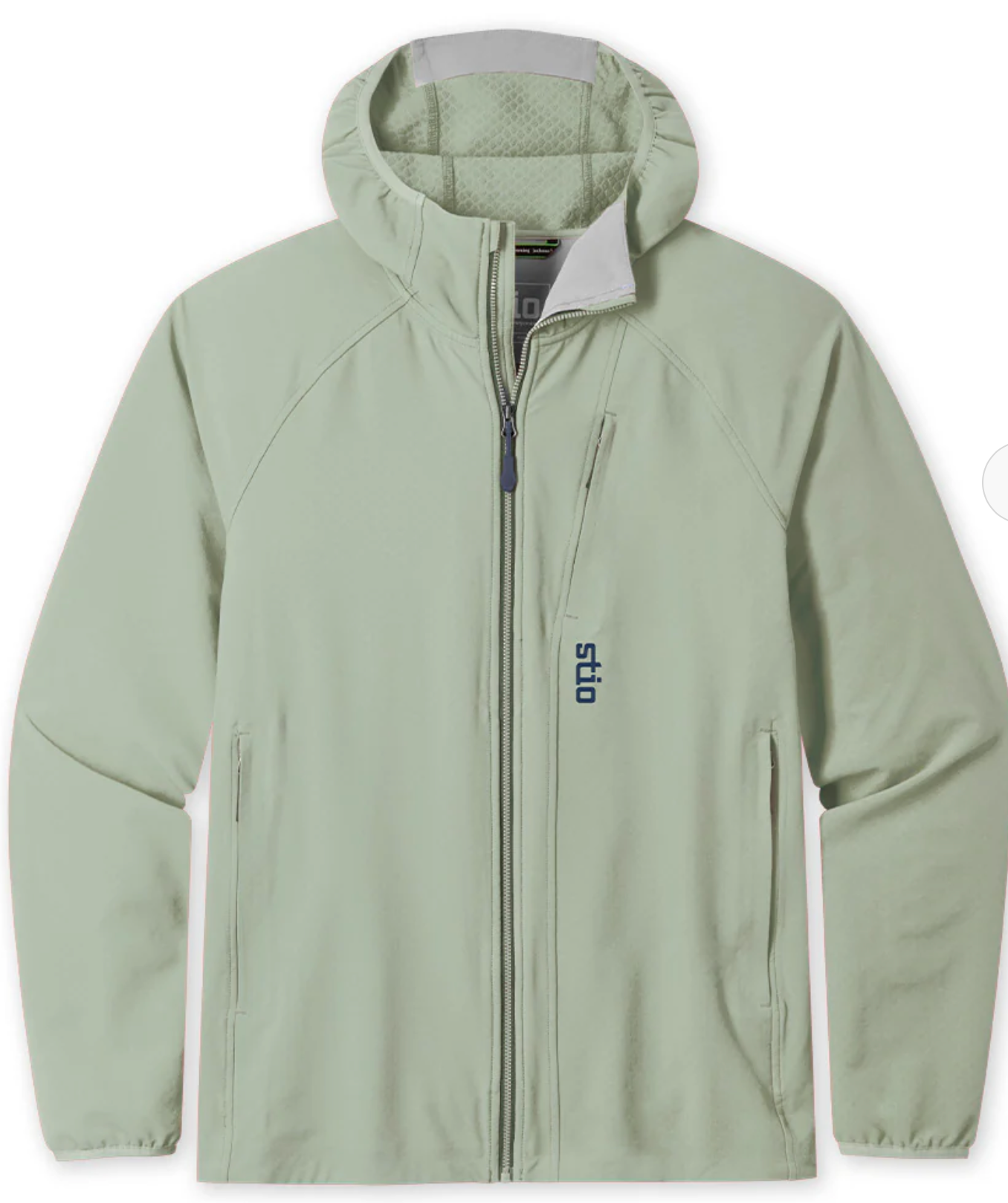 Sidecut Tech Hoodie Sage Flats