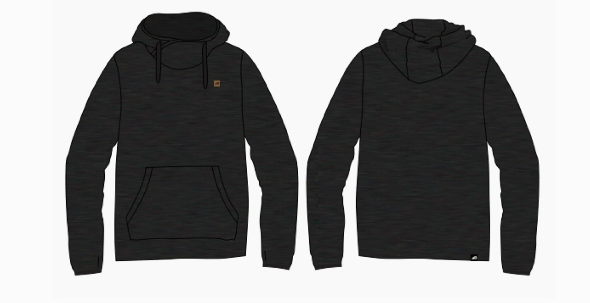 Men's Torreys Fleece Hoodie Black