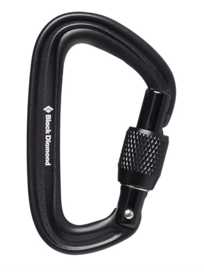 LITEFORGE SCREWGATE CARABINER BLACK