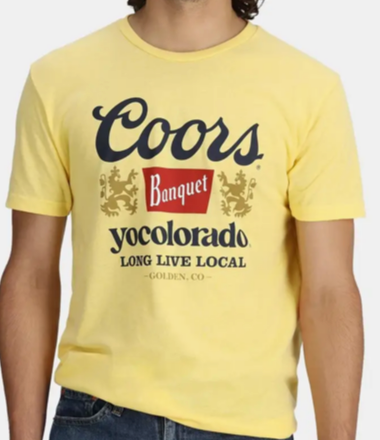 Coors Tee Gold
