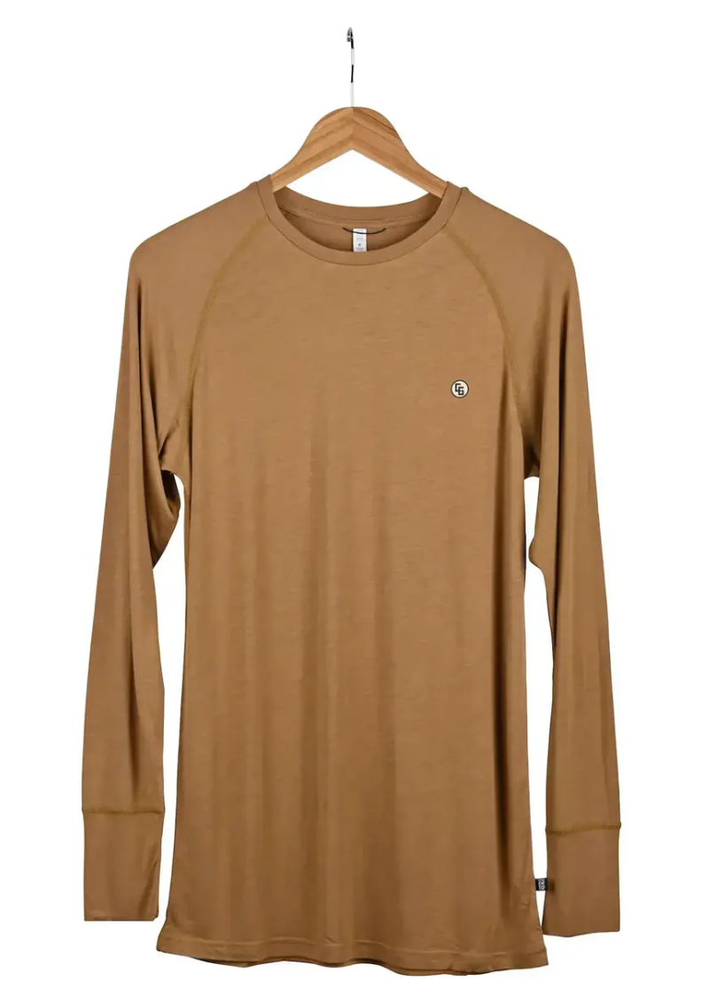 Space Base Layer Long Sleeve Coyote Brown