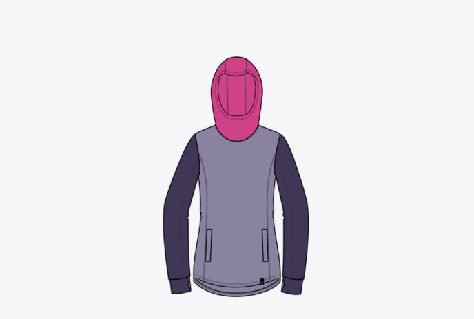 Flylow Womens Felice Aurora/currant/Dragonfruit