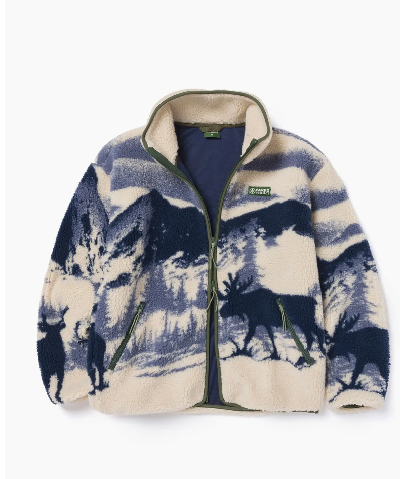 Parks Project - Acadia Moose Sherpa Fleece