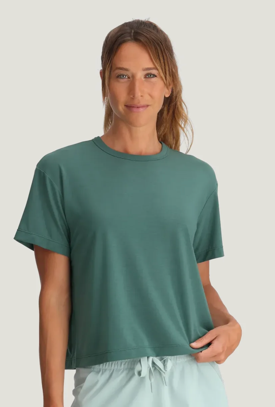 Women's Elevate Lightweight Tee Sea Pine