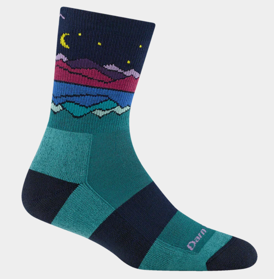 Darn Tough Women's Mirror Lake Micro Crew Midweight Hiking Socks