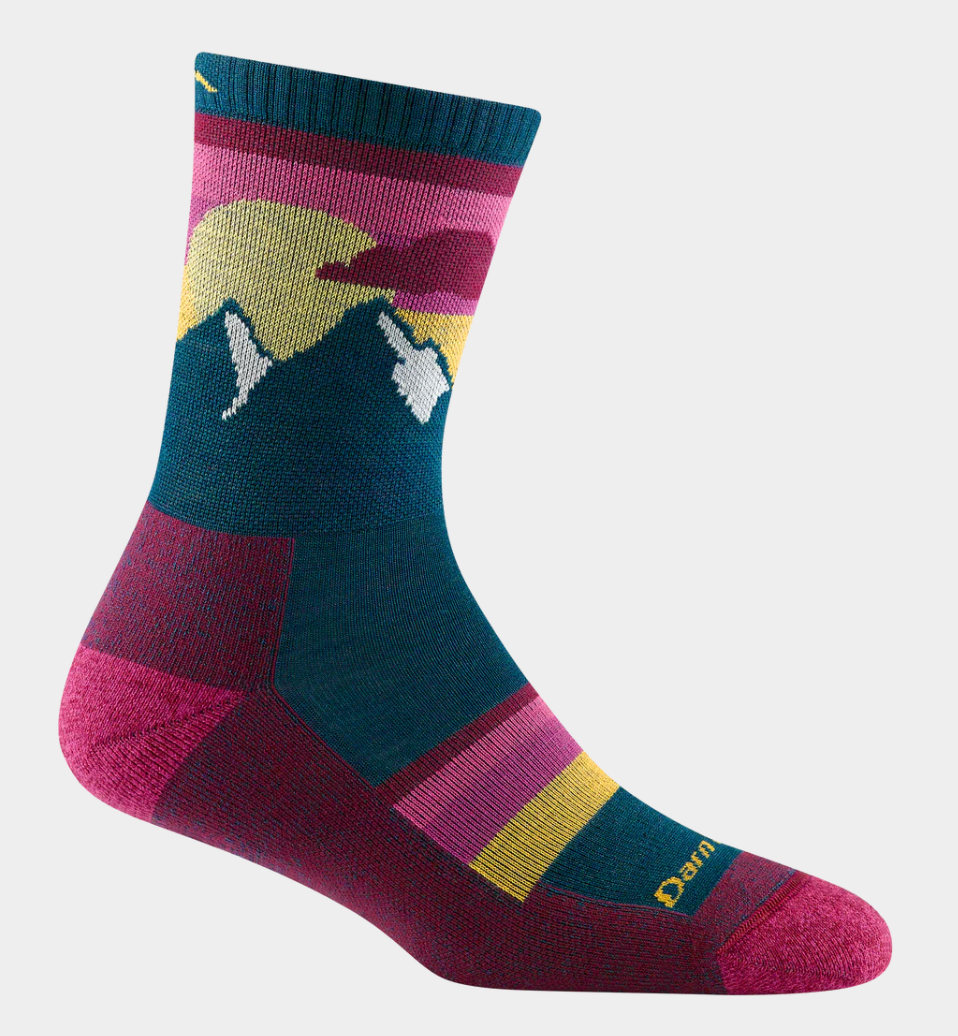 Women's Darn Tough Sunset Ledge Hike/Trek Merino Wool Dark Teal