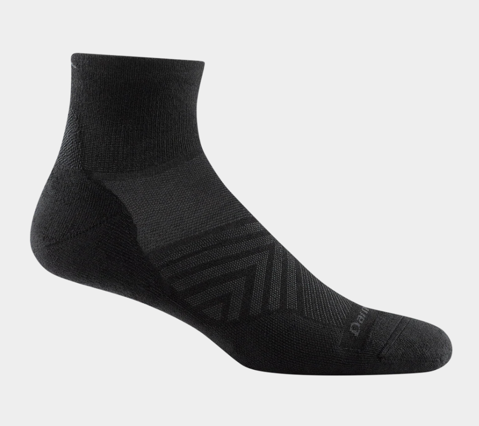 Darn Tough Men's Run Quarter Cushioned Ultra-Lightweight Running Socks