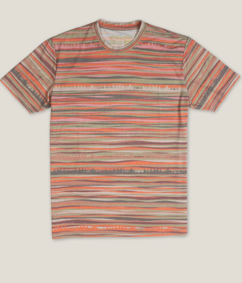 Belong Designs Men's traverse Tek Tee Dune