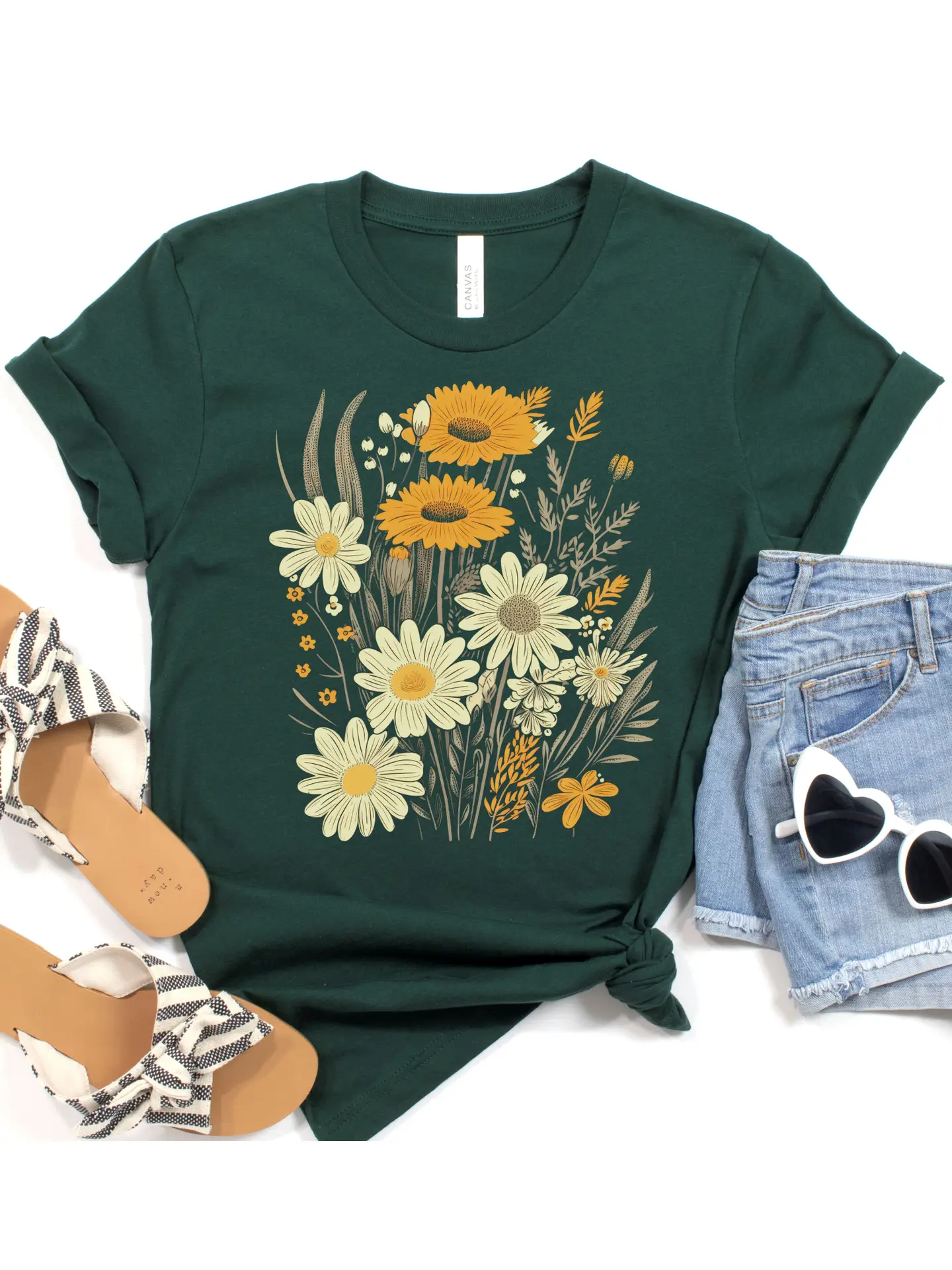 Boho Daisies Tee