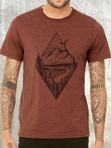 River Mountain Forest Tee