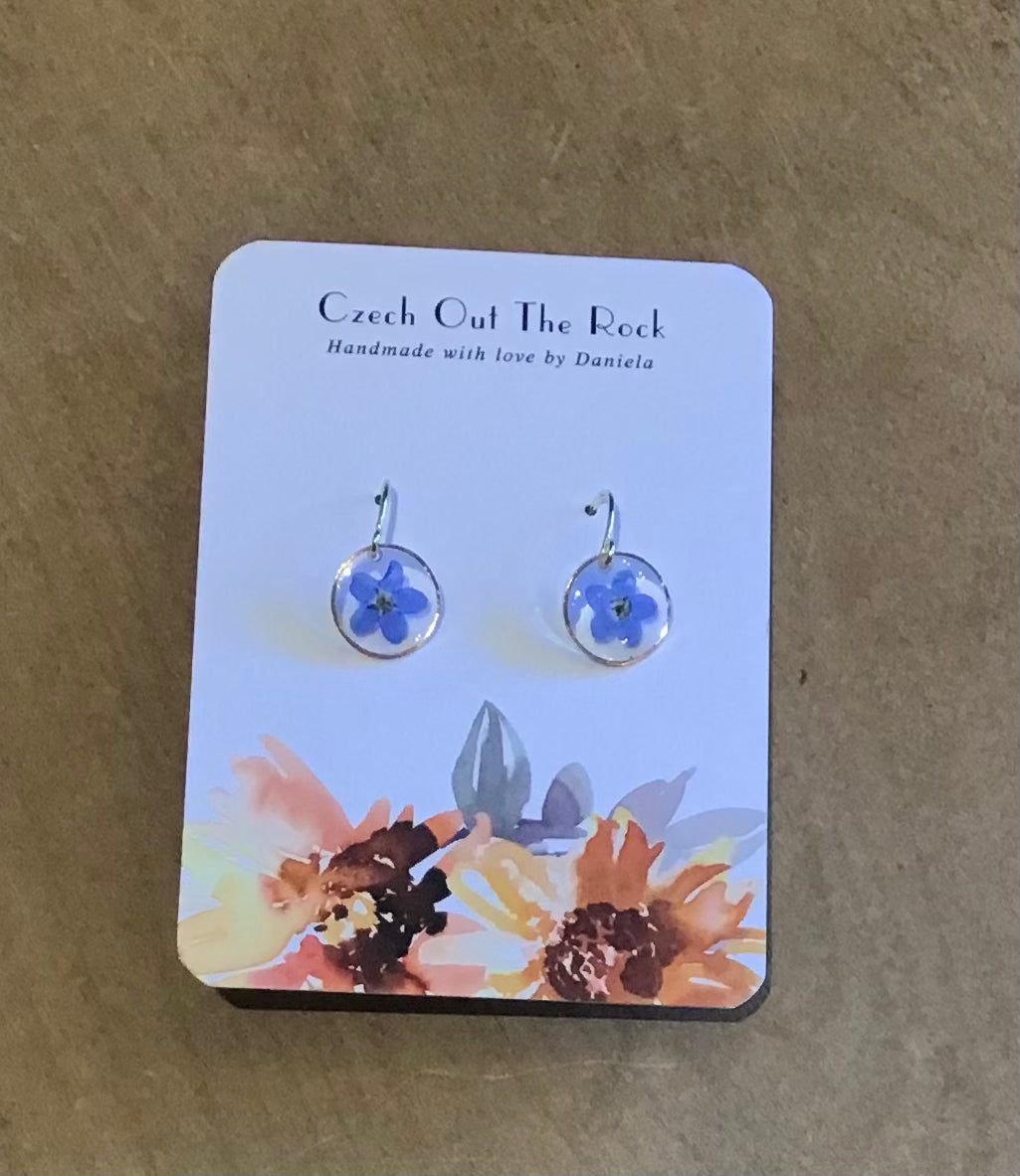 Small Dainty Flower Dangles