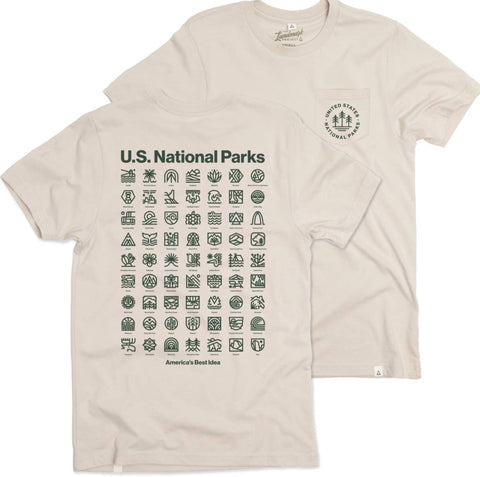 US National Parks Pocket Tee