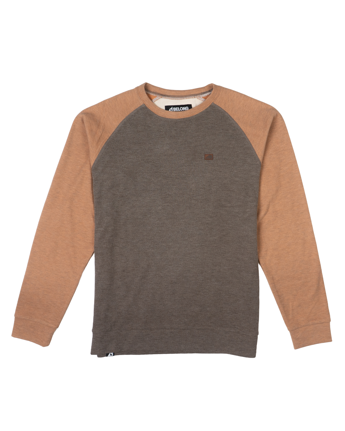 Men's Powell Fleece Crewneck - Brown & Oak