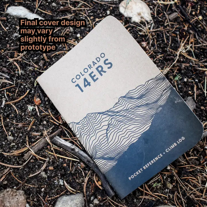 Pine and Ember 14ers Pocket Notebook Reference and Climb Log