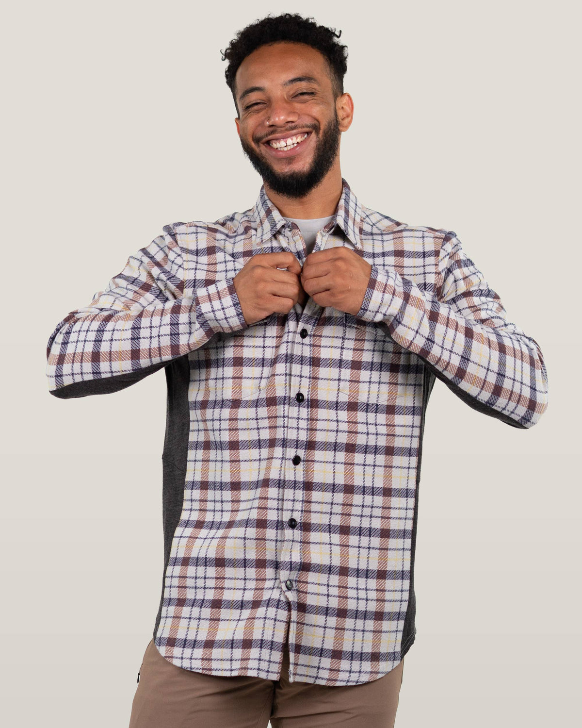 Deadline Tek Flannel - Durango Stone