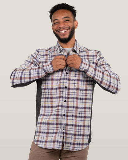 Deadline Tek Flannel - Durango Stone