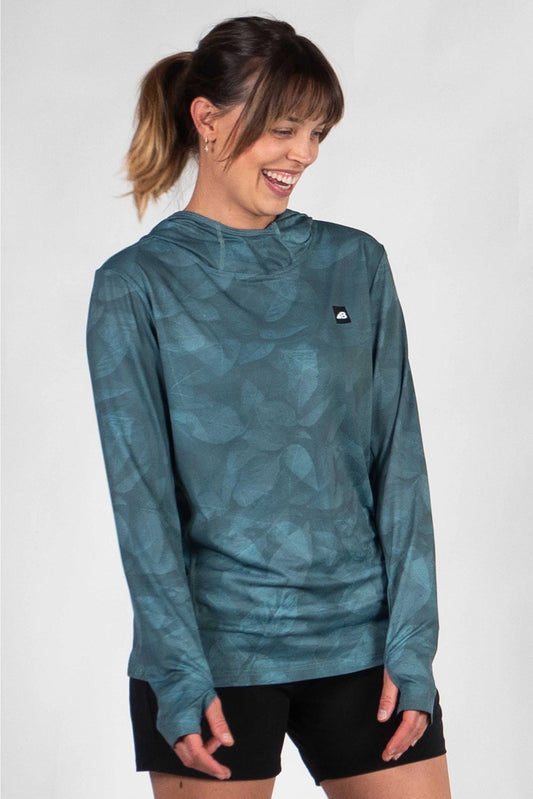 Women's Tek Hood Laguna Green