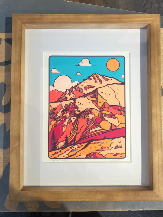 Rutherford Art Print 8x10 Framed