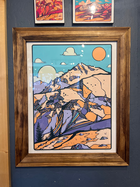 Rutherford Art 16x20 Print Framed