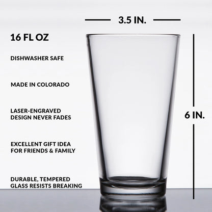 Pine Forest Pint Glass
