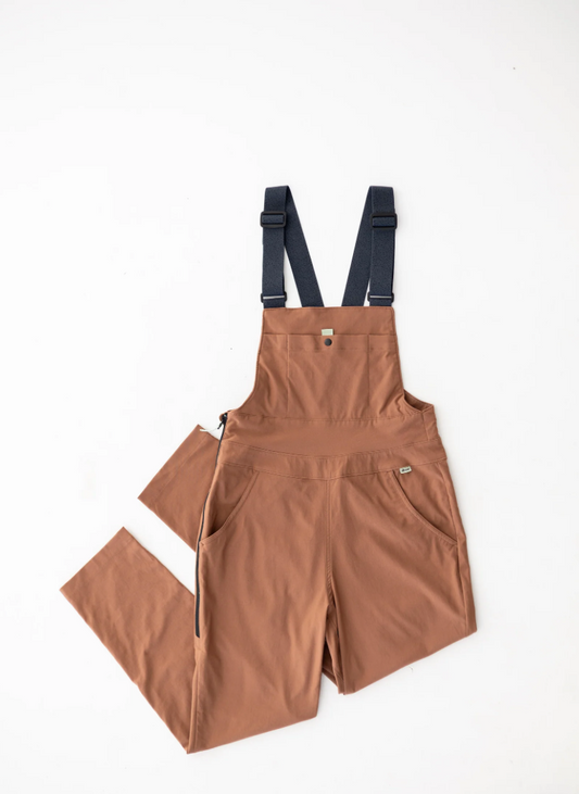 Women's Lookout Overalls Clay