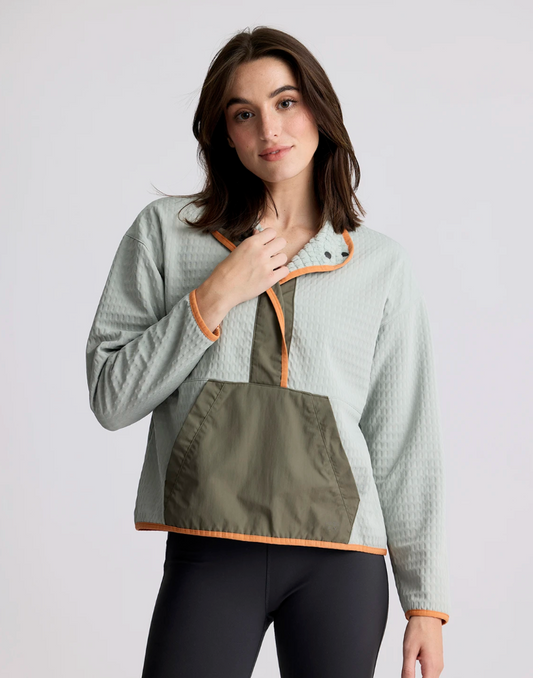 Women's Gridback Fleece Desert Sage
