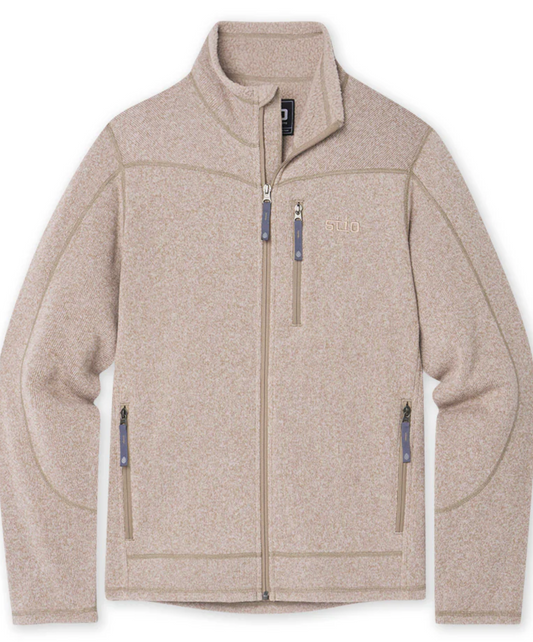 Wilcox Fleece Jacket Pebble Heather
