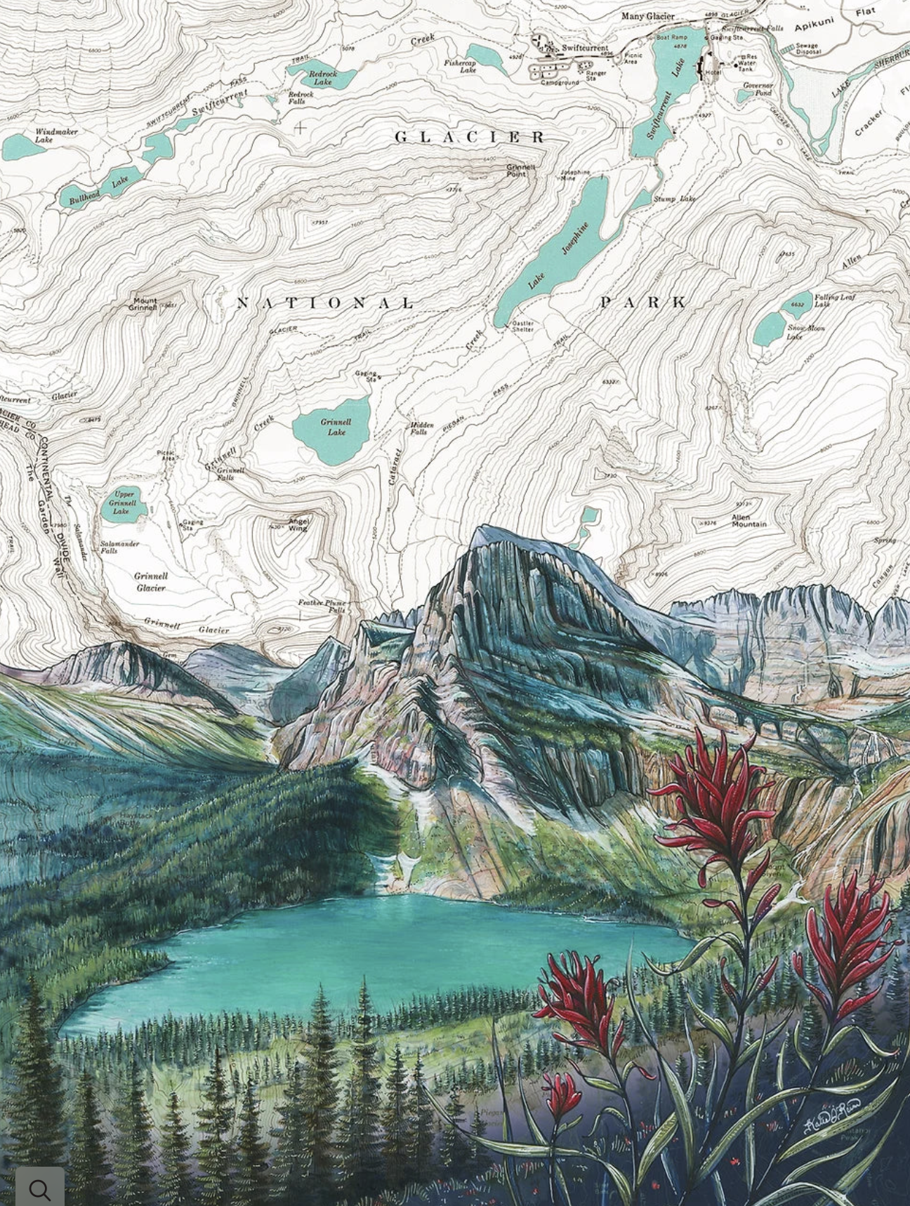 Final Switchback Matte Print 16x20