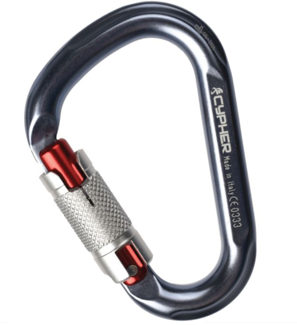 CYPHER SAWTOOTH TWIST LOCK ANNODIZED HMS