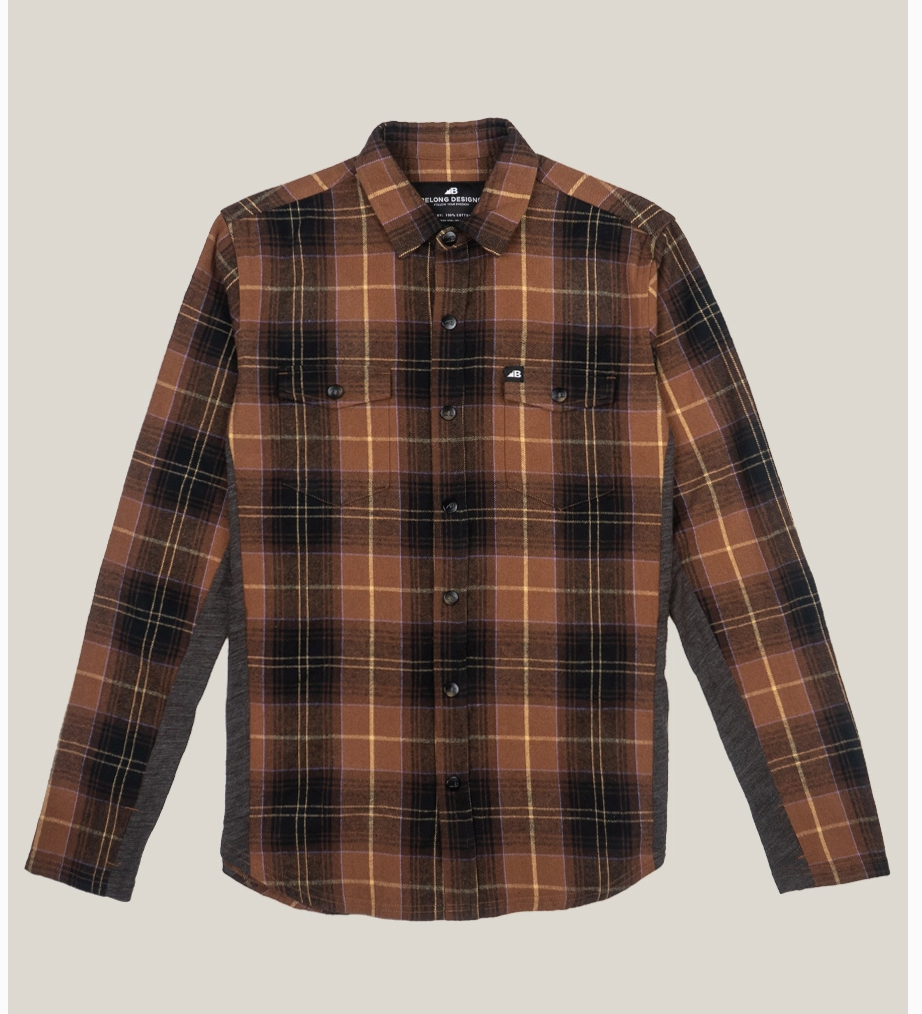 Deadline Flannel Estate Brown