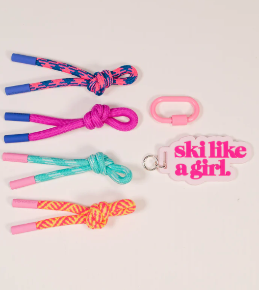 Ski Like A Girl Bag Charm