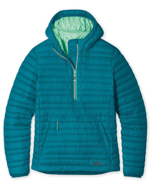 Women's Pinion Down Pullover Deep Lagoon