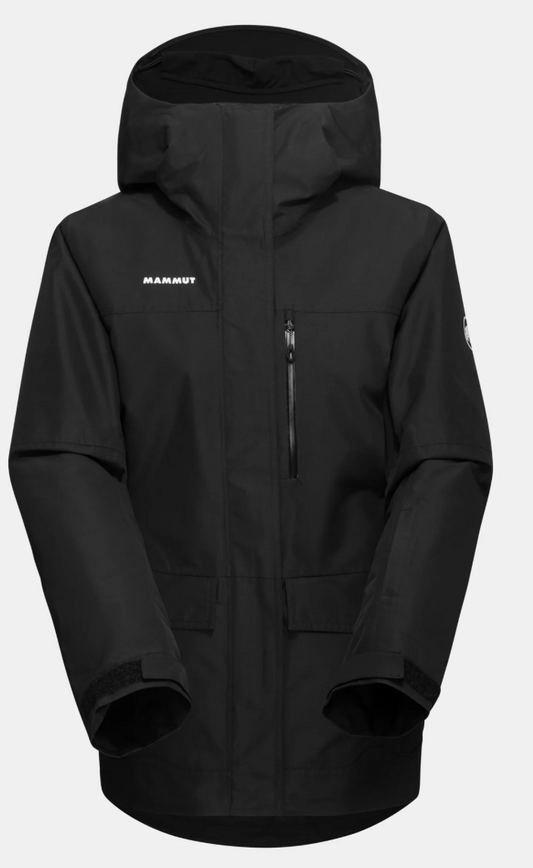 Mammut Women's Fall Line Thermo Hooded Jacket- Black