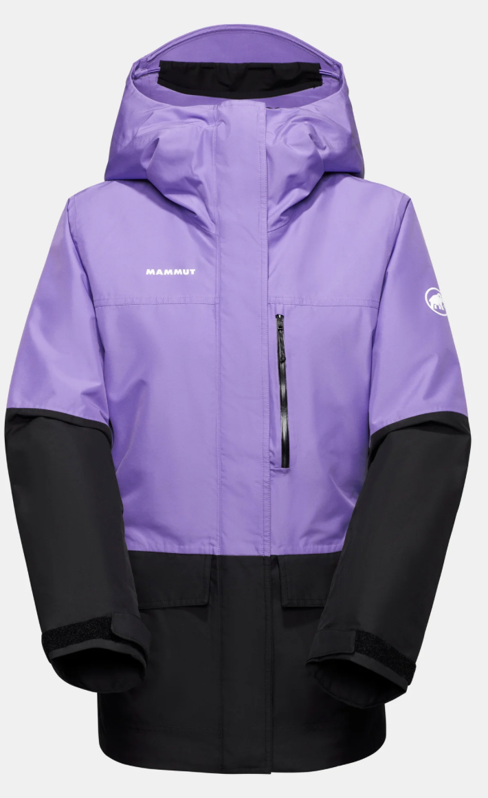 Mammut Women's Fall Line Thermo Hooded Jacket- Lavandin Black