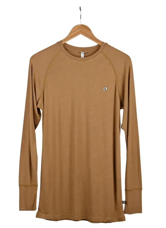 Space Base Layer Long Sleeve Coyote Brown