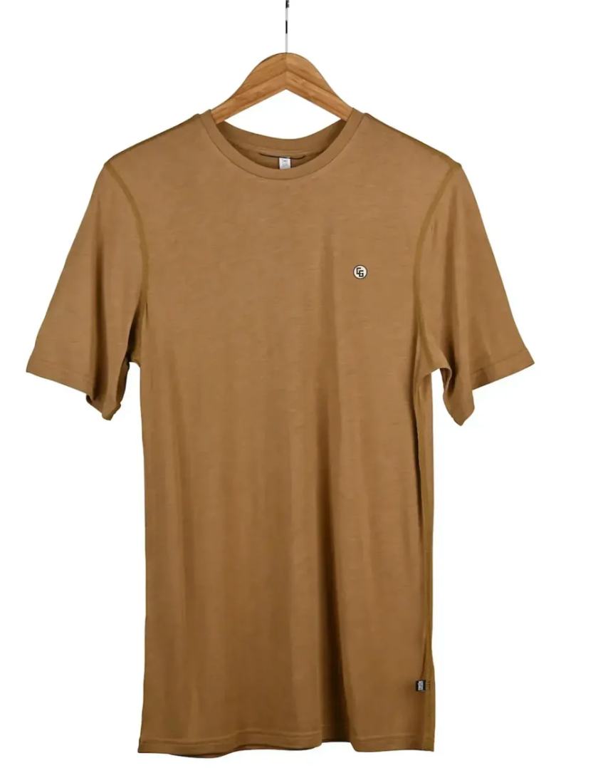 Space Base Layer Short Sleeve Coyote Brown