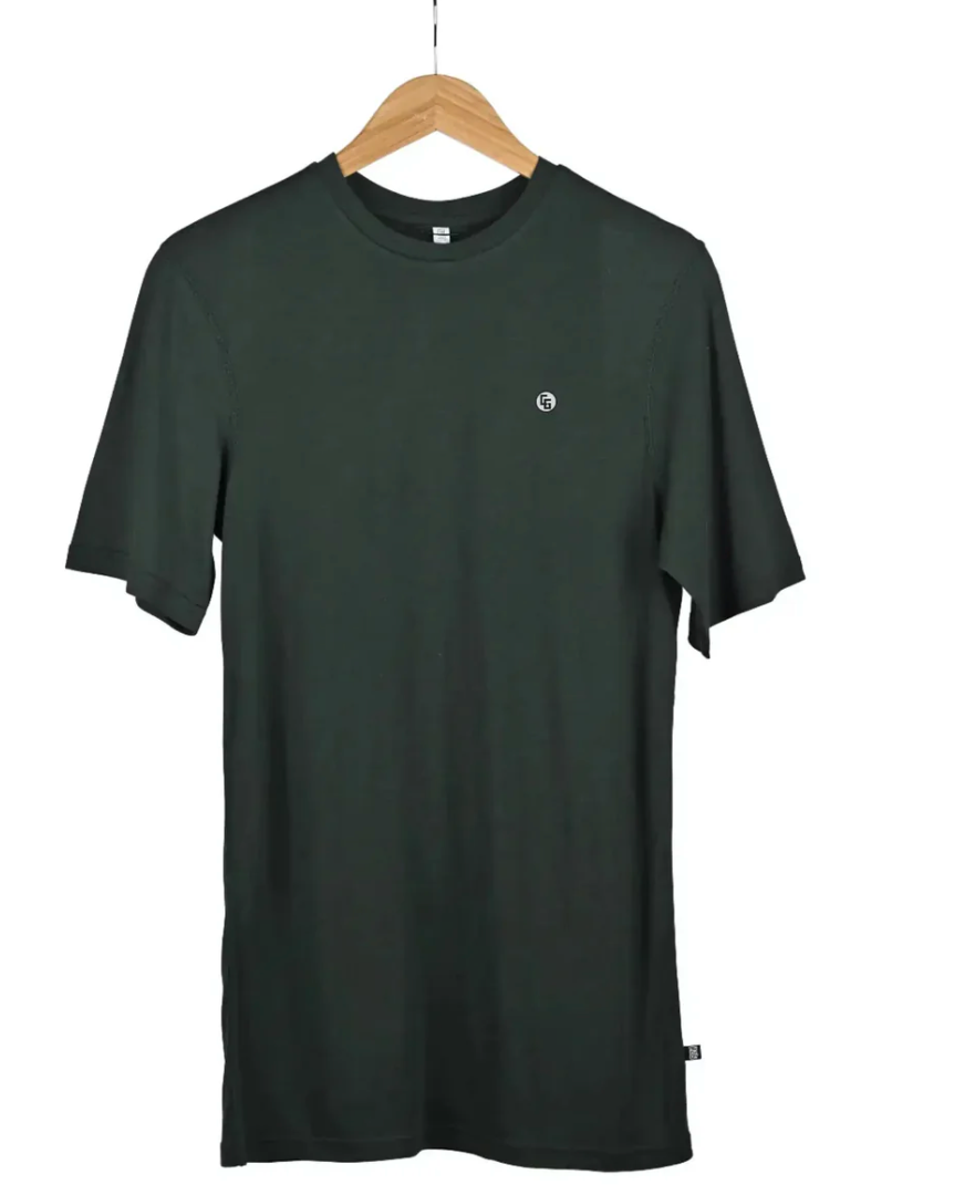 Space Base Layer Short Sleeve OD Green