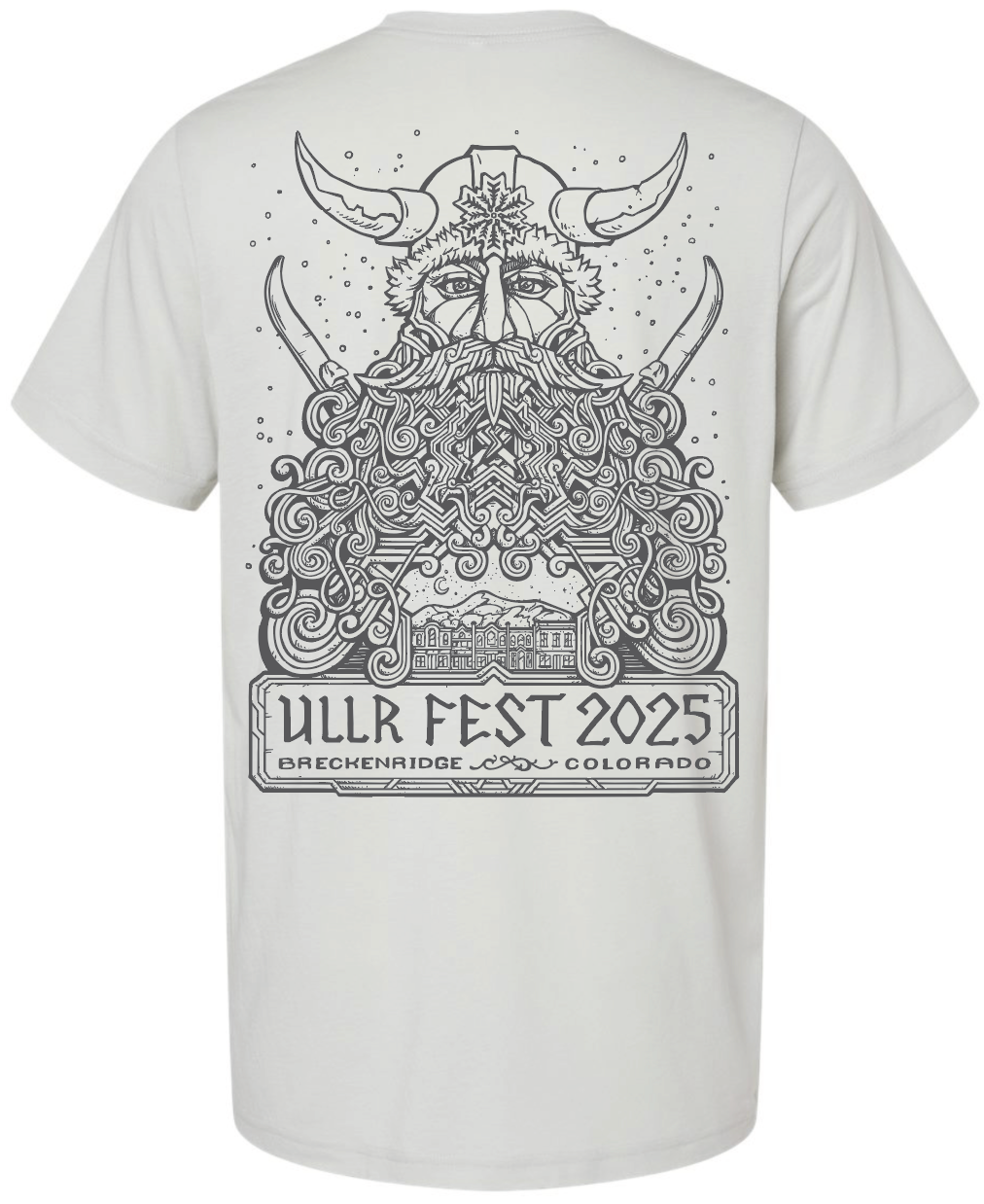 Ullrfest 25 Tee - Silver