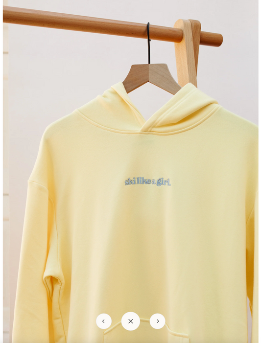 Ski Like a Girl- Classic Hoodie - Yellow