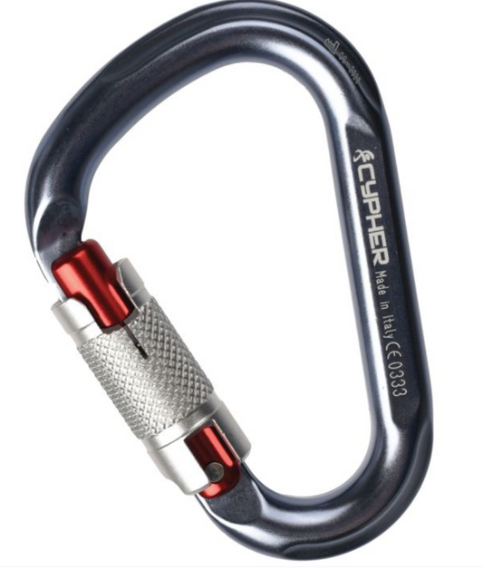 Sawtooth Twist Lock Anodized HMS Carabiner