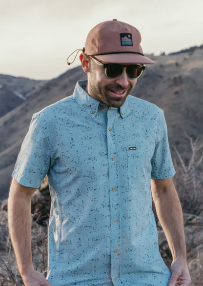 Vista Button Down - Green Loam