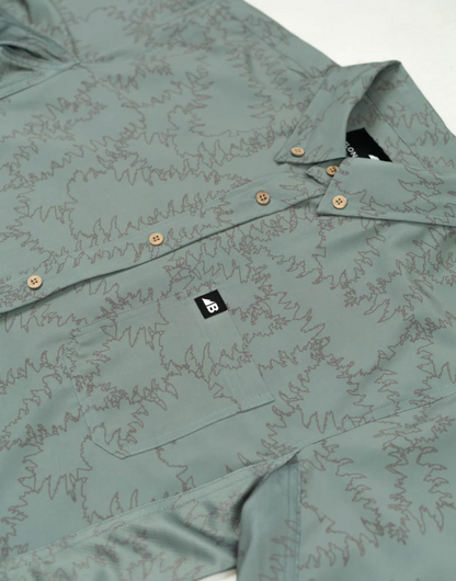 Vista Button Down - Piney Green