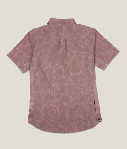 Vista Button Down - Piney Maroon